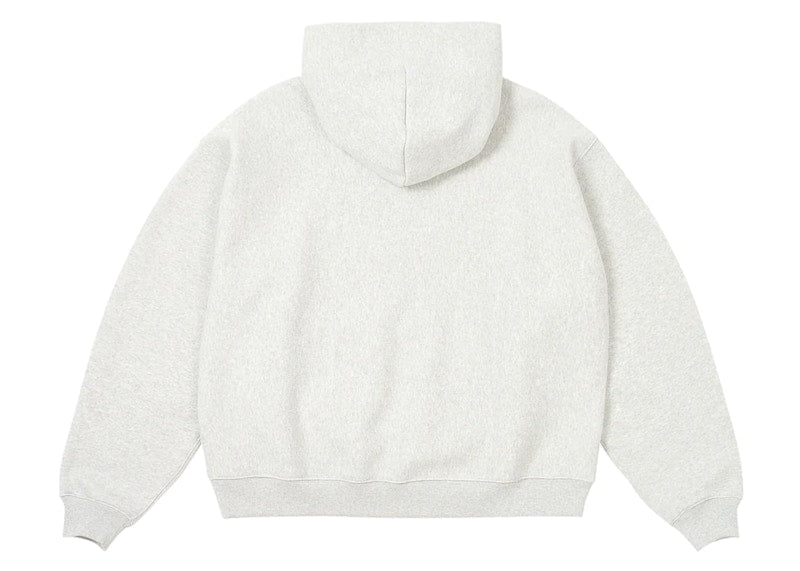 Palace Unisex Hood Grey Marl