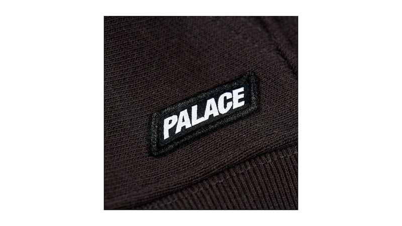 Palace Unisex Zip Hood Black