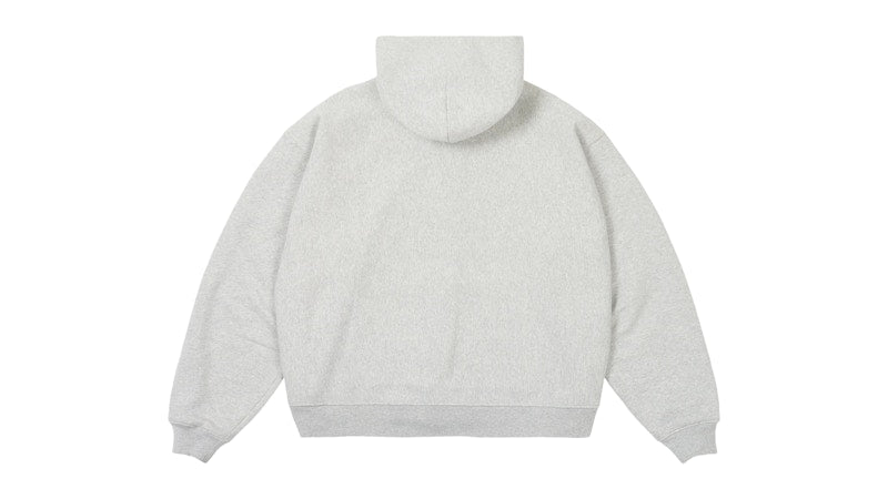 Palace Unisex Zip Hood Grey Marl