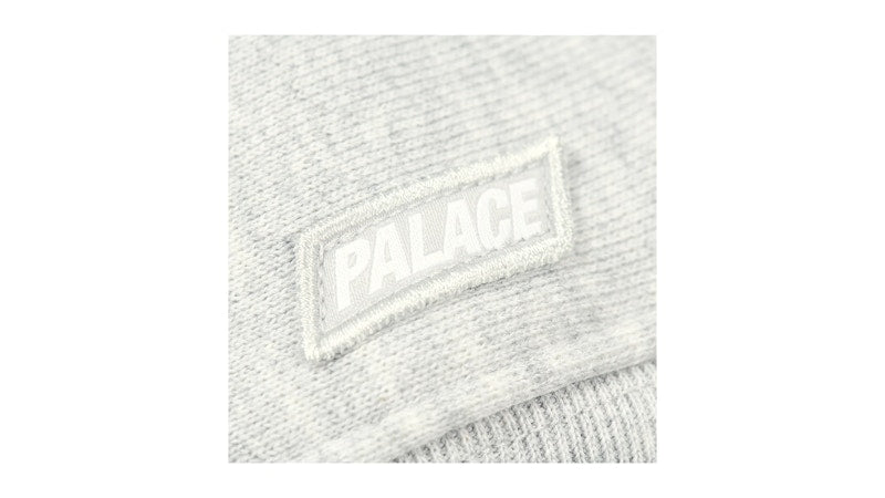 Palace Unisex Zip Hood Grey Marl