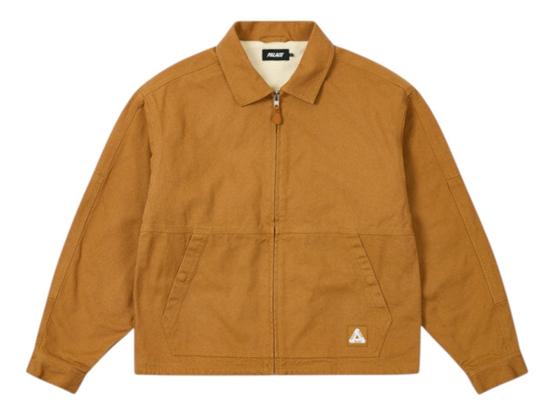 Palace Utility Fleece Jacket Brown