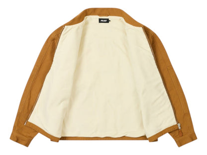 Palace Utility Fleece Jacket Brown