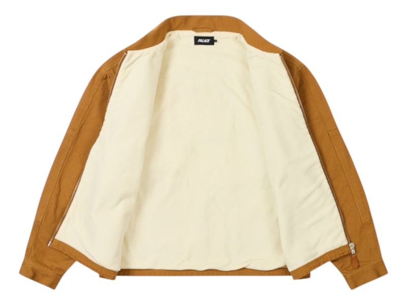 Palace Utility Fleece Jacket Brown