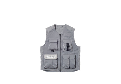 Palace Utility Iridescent Jacket + Vest Grey