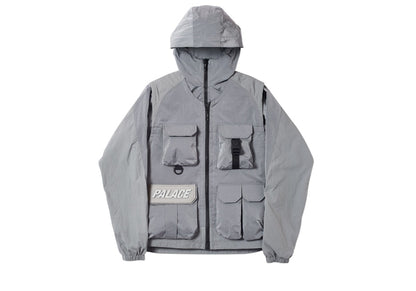 Palace Utility Iridescent Jacket + Vest Grey