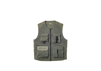 Palace Utility Iridescent Jacket + Vest Olive