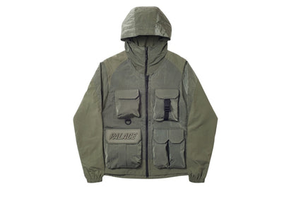 Palace Utility Iridescent Jacket + Vest Olive