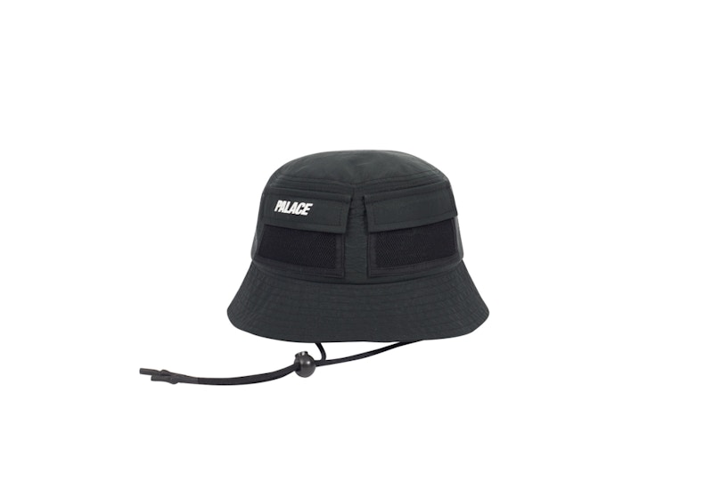 Palace Utility Shell Bucket Hat Black