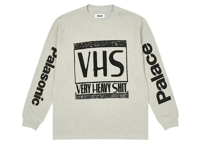 Palace VHS Thermal Longlseeve Top Grey Marl