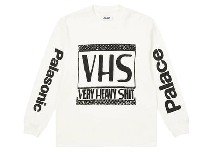 Palace VHS Thermal Longlseeve Top White