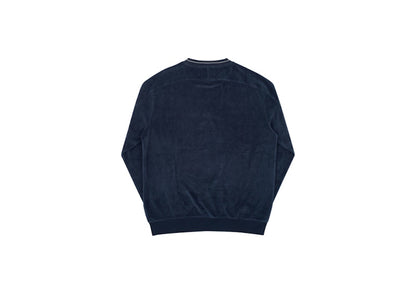 Palace Velour Crew Crew Blue