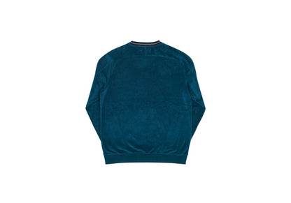 Palace Velour Crew Crew Deep Teal