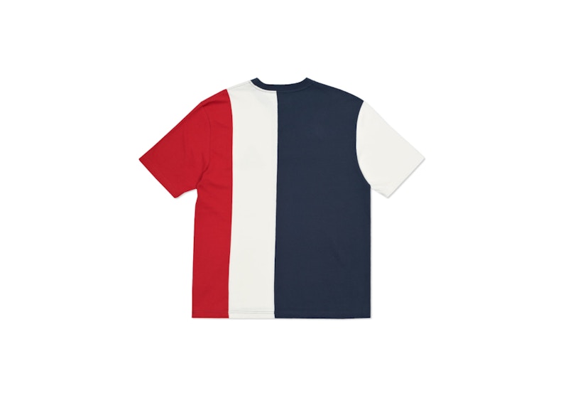 Palace Vertical Tri Stripe T-shirt Navy/White/Red