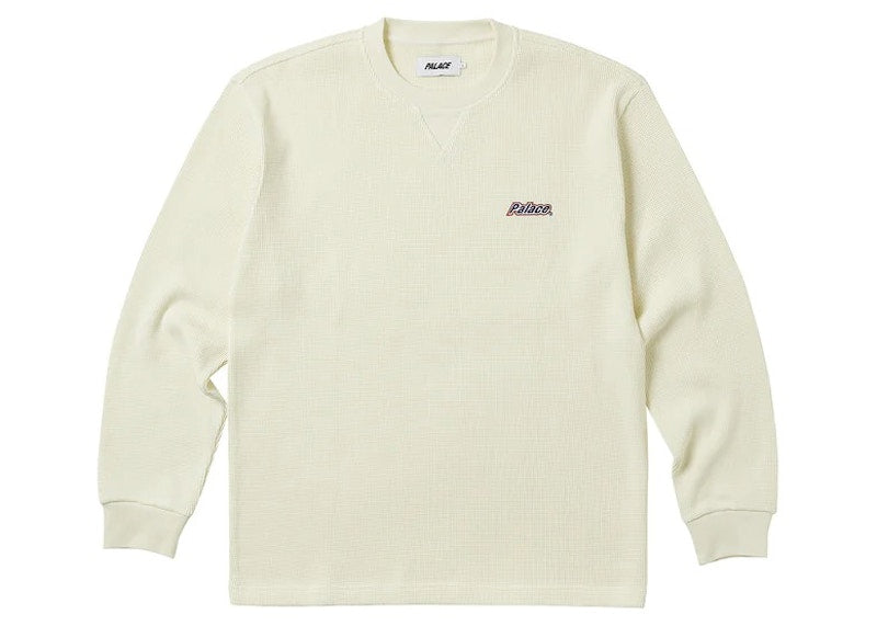 Palace Waffle Longsleeve Soft White