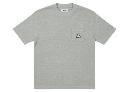 Palace Waffle Overlock T-shirt Grey Marl