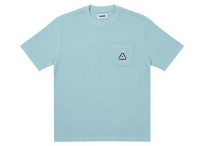 Palace Waffle Overlock T-shirt Light Blue