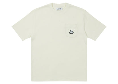 Palace Waffle Overlock T-shirt Natural White