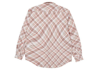 Palace Warp Check Shirt Red