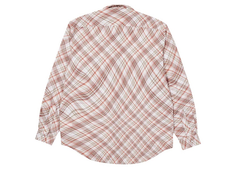 Palace Warp Check Shirt Red