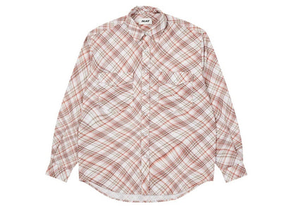 Palace Warp Check Shirt Red