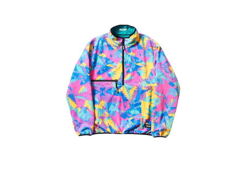 Palace Warper Reversible Fleece Teal/Multi