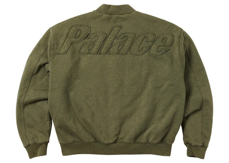 Palace Wash Out Bomber Jacket Deep Green