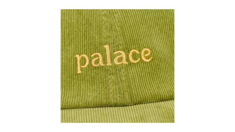 Palace Washed Cord 6-Panel Green