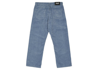 Palace Washed Cord Trouser Dusty Blue