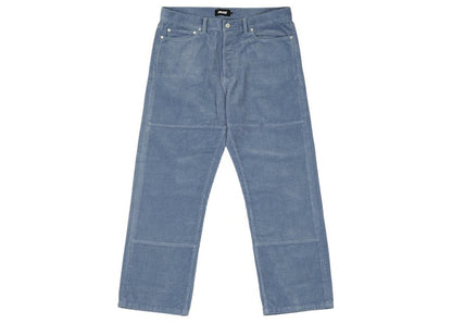 Palace Washed Cord Trouser Dusty Blue