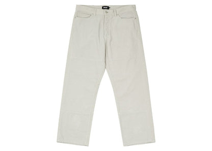 Palace Washed Cord Trouser White