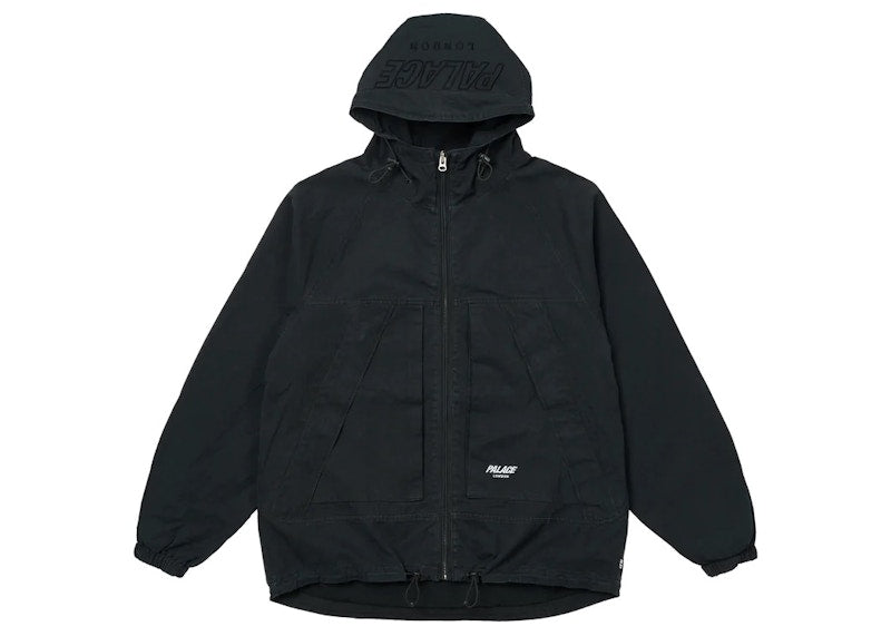 Palace Washed Cotton Jacket Black
