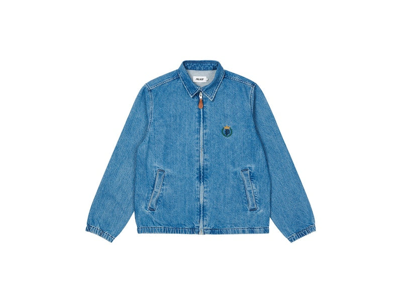 Palace Washed Denim Harrington Stone Wash