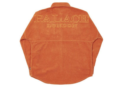 Palace Washed Drop Shoulder Cord Shirt Brandy