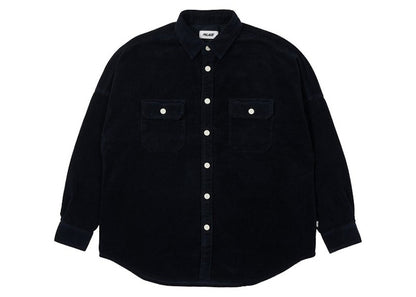 Palace Washed Drop Shoulder Cord Shirt Navy