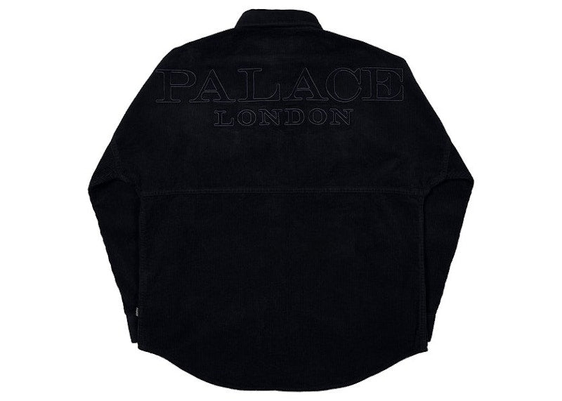 Palace Washed Drop Shoulder Cord Shirt Navy