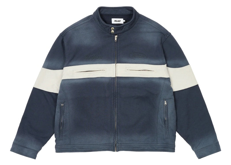 Palace Washed Moto Jacket Navy