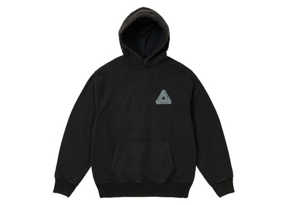 Palace Washed Out Tri-Ferg Hood Black