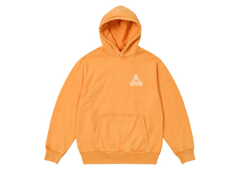 Palace Washed Out Tri-Ferg Hood Orange