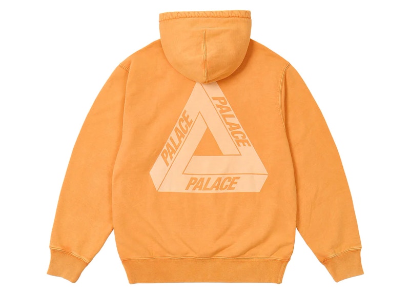 Palace Washed Out Tri-Ferg Hood Orange