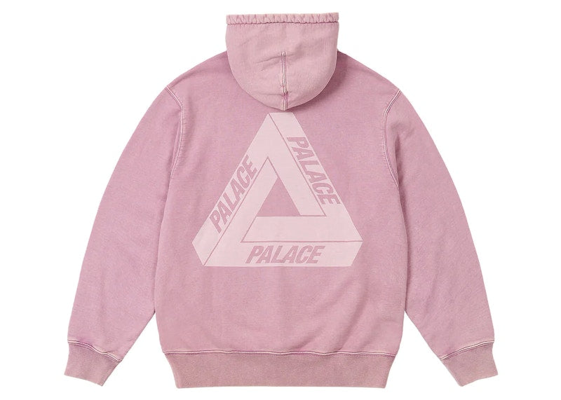 Palace Washed Out Tri-Ferg Hood Pink