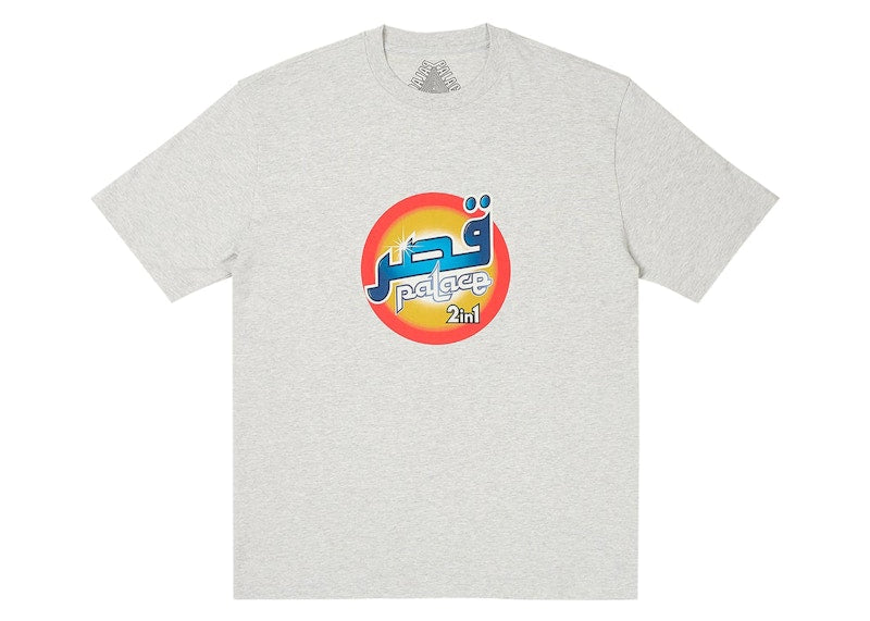 Palace Washed T-Shirt Grey Marl