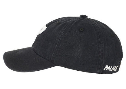 Palace Washed Twill P 6-Panel Black