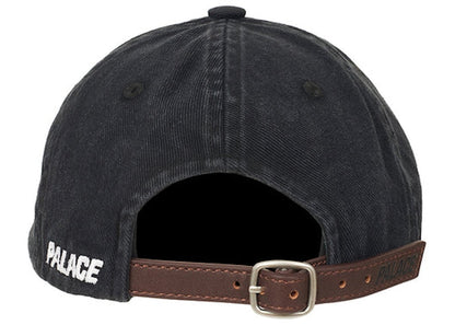 Palace Washed Twill P 6-Panel Black