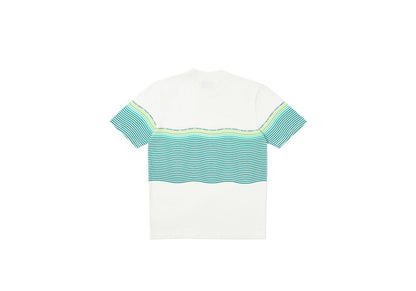 Palace Wavey Stripe T-shirt Green/White