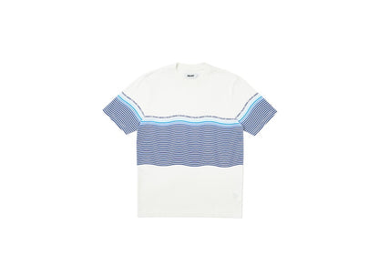 Palace Wavey Stripe T-shirt Navy/White