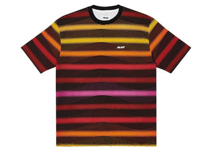 Palace Wavey Stripe T-shirt Black