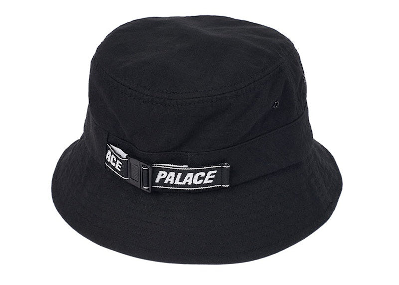Palace Web Strap Bucket Hat Black