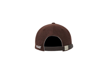 Palace Weed Bulldog Wool 6-Panel Brown