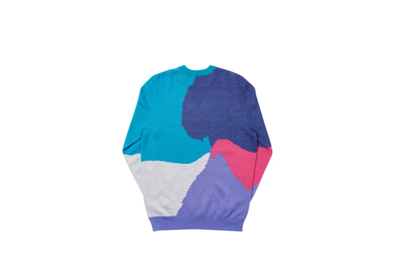 Palace Whirl Knit Navy/Pink/Purple