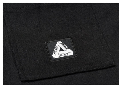 Palace Wool Shirt Jacket Black